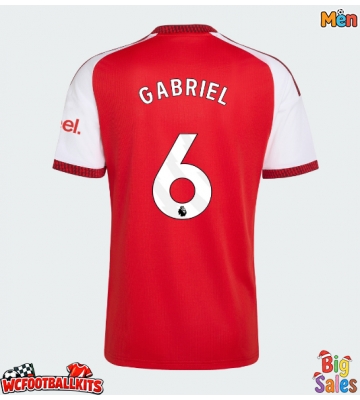 Arsenal Gabriel Magalhaes #6 Replica Home Stadium Shirt 2026-27 Short Sleeve